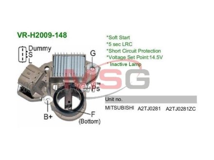 Регулятор напряжения генератора MOBILETRON VRH2009148 фото товара