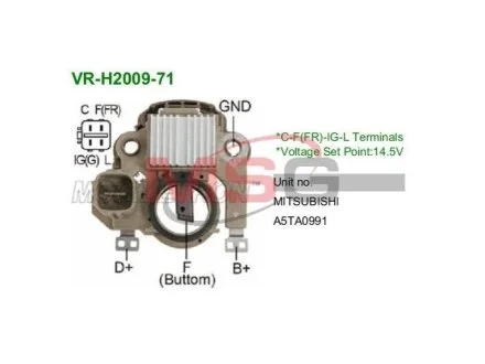 Регулятор напруги генератора для MOBILETRON VRH200971 фото товару