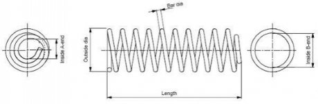 Купити Пружина MONROE SP2578 за низькою ціною в Україні (фото 1)