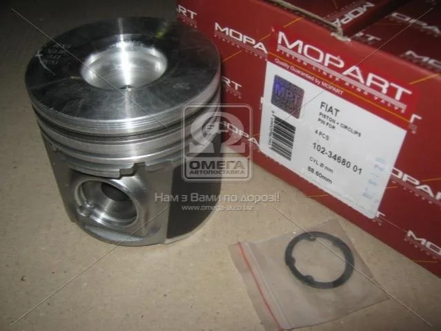 <strong>Поршень без кілець FIAT 88,60 2,3JTD F1A 01- (вир-во Mopart) MOPART 102-34680-01 (фото 1)</strong>