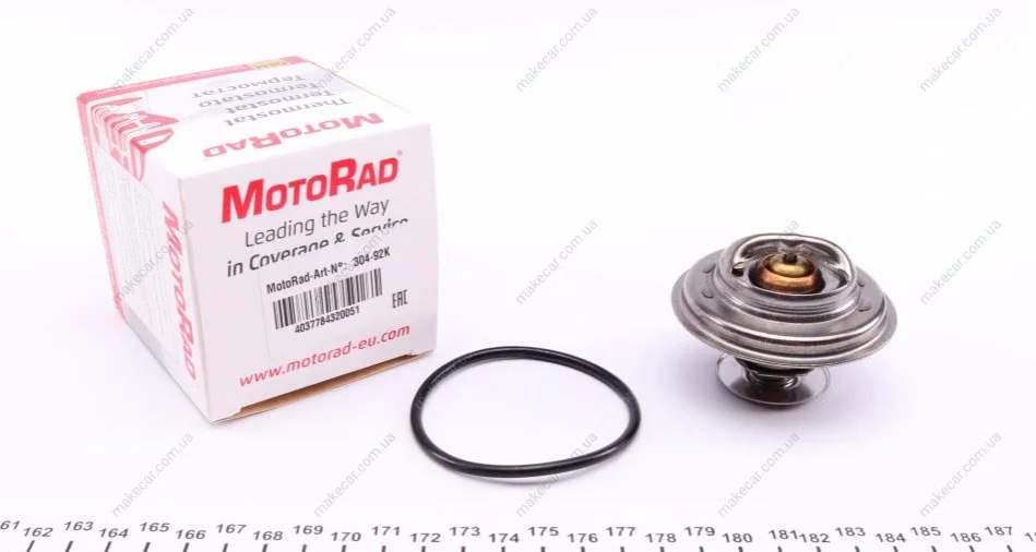 <strong>Термостат системи охолодження (92°C) AUDI A4 B5, A4 B6, A6 C5, A8 D2 SKODA SUPERB I VW PASSAT B5, PASSAT B5.5 1.9D-4.0 04.96-03.08 MOTORAD 304-92K (фото 1)</strong>