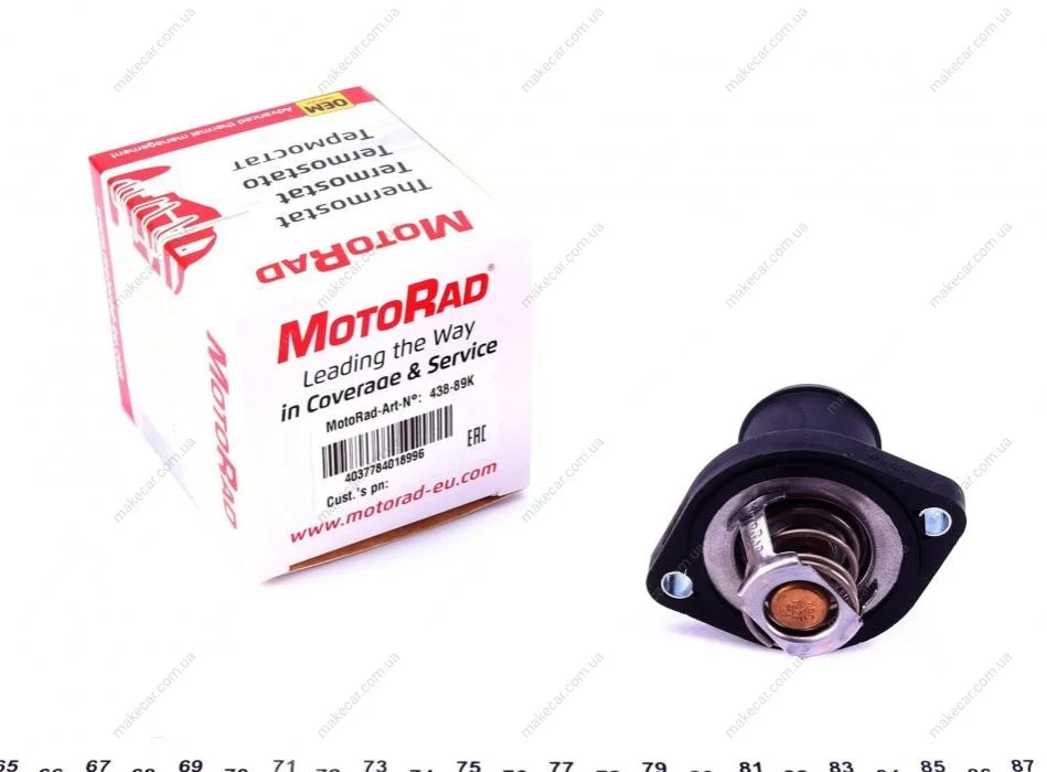 <strong>Термостат Berlingo/Scudo/Partner 1.4-1.6i 2.0i 00- (89C) з корпусом MOTORAD 438-89K (фото 1)</strong>