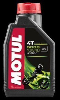 Олива моторна 5000 4T 10W-40, 1л. MOTUL 104054 фото товару