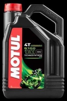 Олива моторна 5100 4T 10W-30, 4л. MOTUL 104063 фото товару