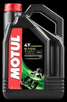 Олива моторна 5100 4T 10W-50, 4л. MOTUL 104076 фото товару