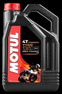 Олива моторна 7100 4T 10W-50 4л для MOTUL 104098 фото товару