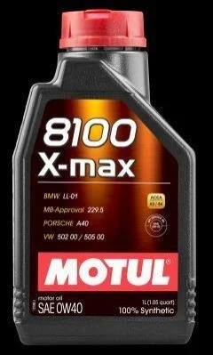 <strong>Олива двигуна 8100 X-max 0W-40 1L MOTUL 104531 (фото 1)</strong>