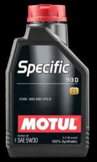 Олива моторна Specific 913D 5W-30, 1л. MOTUL 104559 фото товару