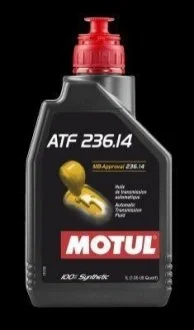 Олива трансмісійна ATF 236.14 1L для Mercedes, SsangYong MOTUL 105773 фото товару