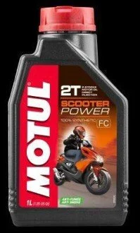 Олива моторна Scooter Power 2T 1л для MOTUL 105881 фото товару