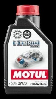 Масло моторное Hybrid 0W-20, 1л. MOTUL 107141