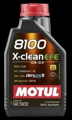 <strong>Олива моторна 5W30 X-clean EFE 8100 (1L) MOTUL 107210 (фото 1)</strong>