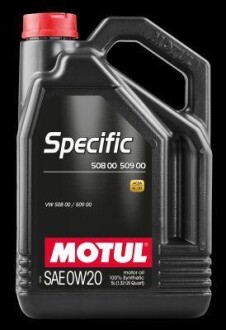 Олива моторна Specific VW 508.00-509.00 0W-20, 5л. MOTUL 107384 фото товару