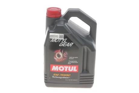 Олива Motylgear SAE 75W90 5 L для MOTUL 317006 фото товару