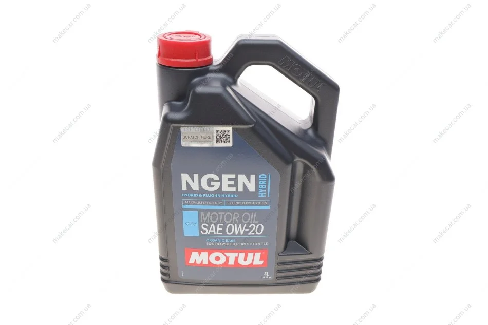 <strong>Моторна олива Motul Hybrid 0W-20 синтетична 4 л MOTUL 333107 (фото 1)</strong>