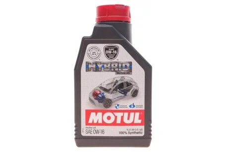 Моторна олива Motul Hybrid 0W-16 синтетична 1 л для MOTUL 333201 фото товару