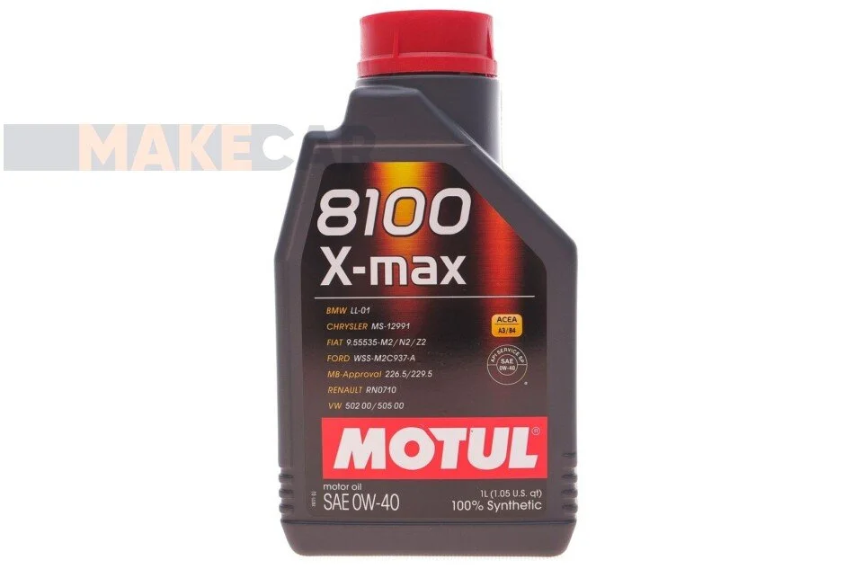 <strong>Моторна олива Motul 8100 X-Max 0W-40 синтетична 1 л MOTUL 348201 (фото 1)</strong>