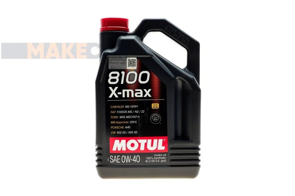 <strong>Моторна олива Motul 8100 X-Max 0W-40 синтетична 4 л MOTUL 348207 (фото 1)</strong>