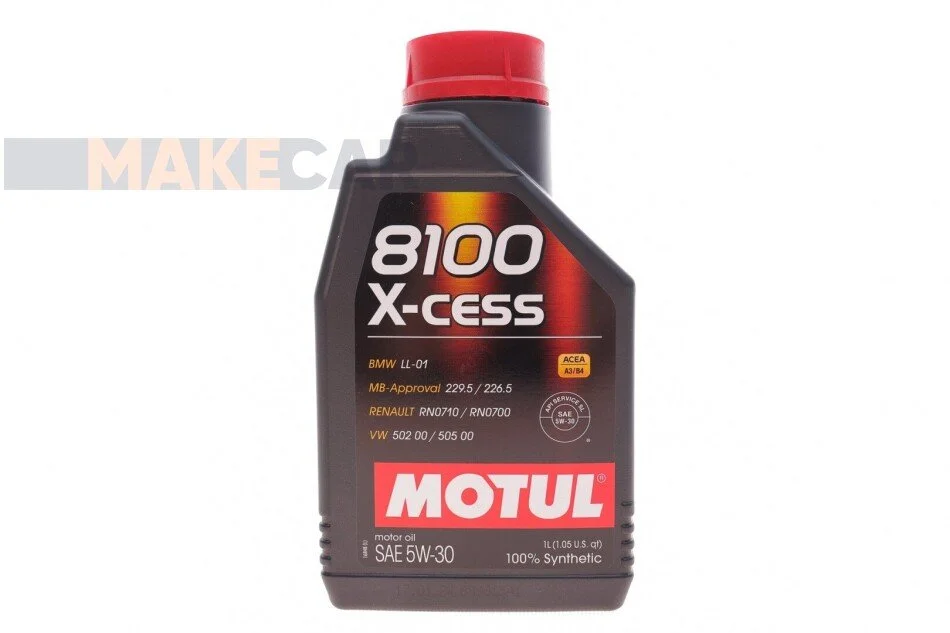 <strong>Моторна олива Motul 8100 X-Cess 5W-30 синтетична 1 л MOTUL 368101 (фото 1)</strong>