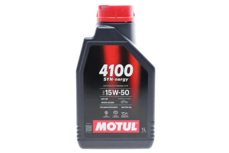 Олива моторна Technosynthese д/авто 4100 Syn-nergy 15W50 1L для MOTUL 386301 фото товару