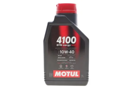 Олива моторна 4100 Syn-nergy Spec 10W40 1L для MOTUL 387701 фото товару