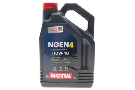 Олива моторна синтетична д/авто NGEN 4 10W40 5L для MOTUL 387806 фото товару