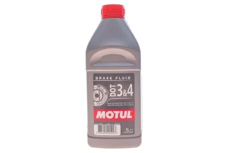 Гальм. рідина DOT 3&4 Brake Fluid 1 L для Daihatsu, Honda, Ford, Alfa Romeo, Alpina MOTUL 807901 фото товару