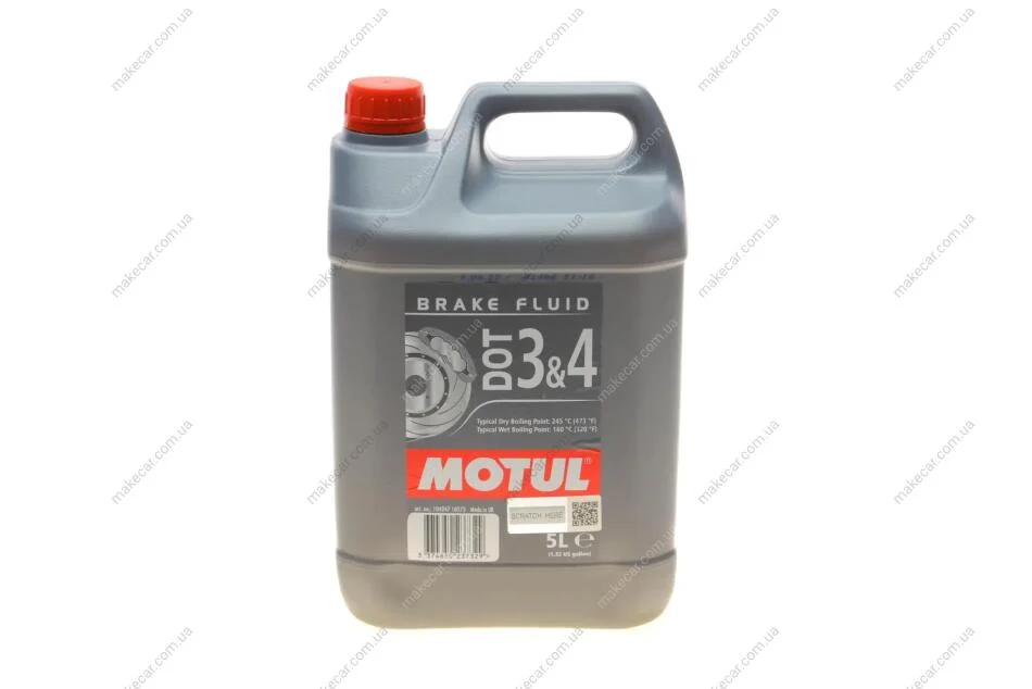 <strong>Гальм. рідина DOT 3&4 5L MOTUL 807906 (фото 1)</strong>