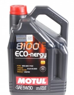Моторна олія 8100 Eco-Nergy 5W-30 синтетична 5 л MOTUL 812306