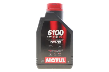 Олива моторна Technosynthese д/авто 6100 Syn-clean Spec 5W30 1L для MOTUL 814311 фото товару