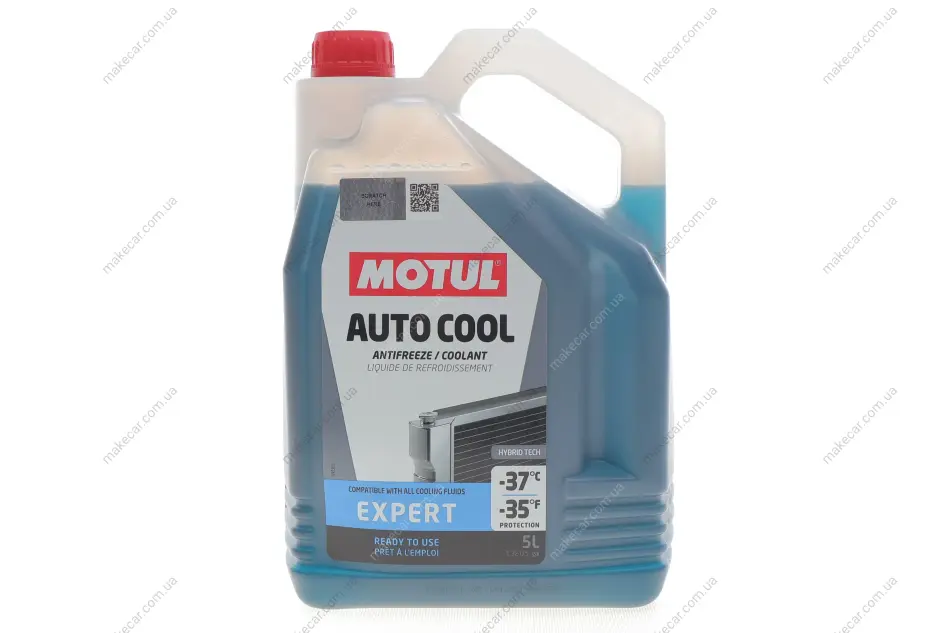 <strong>Готова до використання охолоджувальна рідина Auto Cool Expert -37°C 5L MOTUL 818206 (фото 1)</strong>