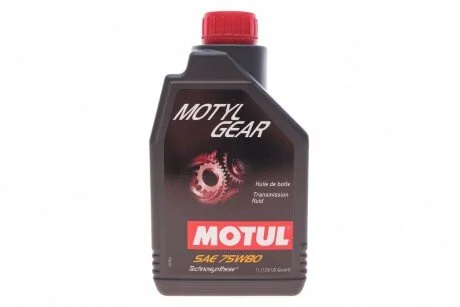 Олива трансмісійна Motul Motylgear 75W-80, 1л. для Citroen, Peugeot, Audi, Dacia, Volvo MOTUL 823401 фото товару