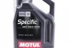 Моторное масло Specific 506 01 506 00 503 00 0W-30 синтетическое 5 л MOTUL 824206 (фото 1)