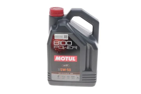 Олива моторна 824306/8100 Power 5W50 5L/111812 для MOTUL 824706 фото товару