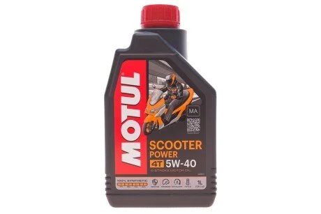 Олива 4T Scooter Power 5W40 1 L для MOTUL 832001 фото товару