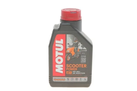 Олива 2T Scooter Power 1L для MOTUL 832101 фото товару