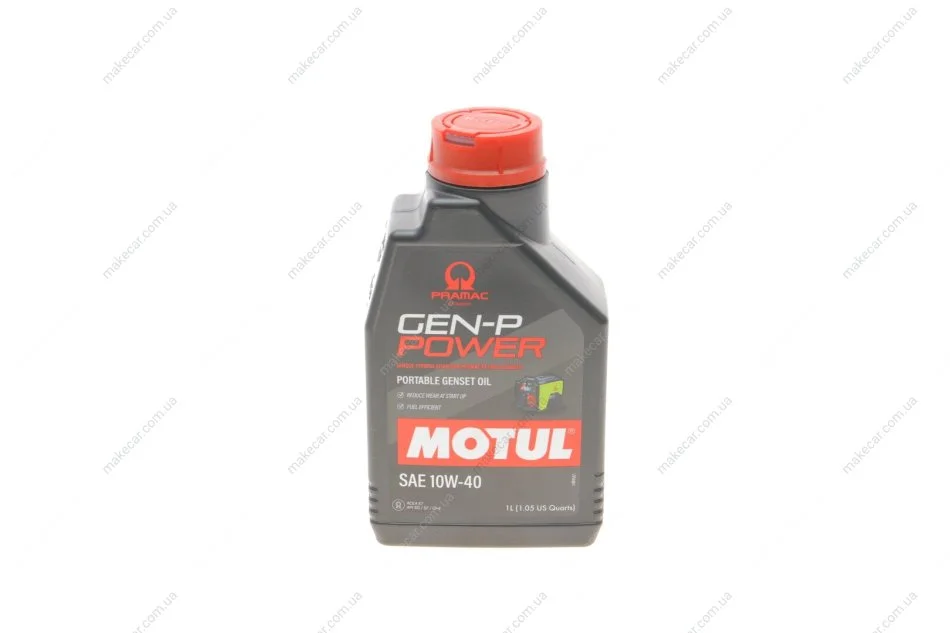 <strong>Олива для 4-х тактних двигунів Technosynthese /Gen-P Power 10W40 1L/111239 MOTUL 835101 (фото 1)</strong>