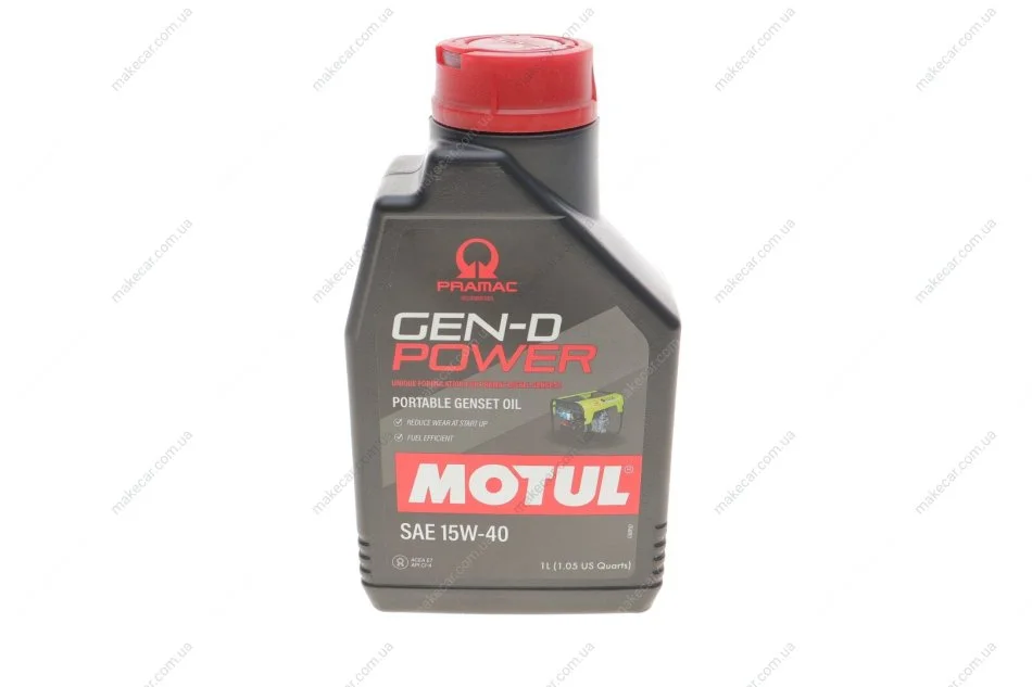 <strong>Олива для 4-х тактних двигунів мінеральна /Gen-D Power 15W40 1L/111238 MOTUL 835201 (фото 1)</strong>