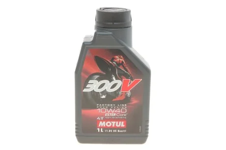 Олива 4T 300V FL SAE 10W40 1L для MOTUL 836111 фото товару