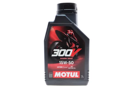 Олива 4T 300V Factory Line 15W50 1 L для MOTUL 836211 фото товара