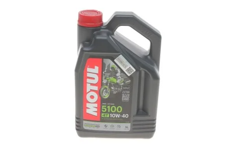 Олива моторна Motul 5100 4T 10W-40, 4л. для MOTUL 836541 фото товару