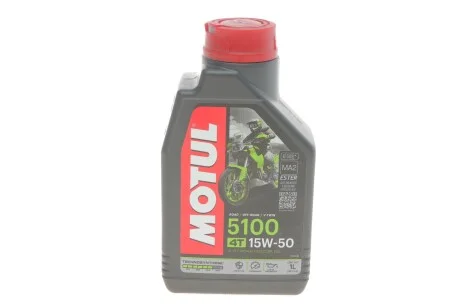 Олива моторна Motul 5100 4T 15W-50, 1л. для MOTUL 836711 фото товару
