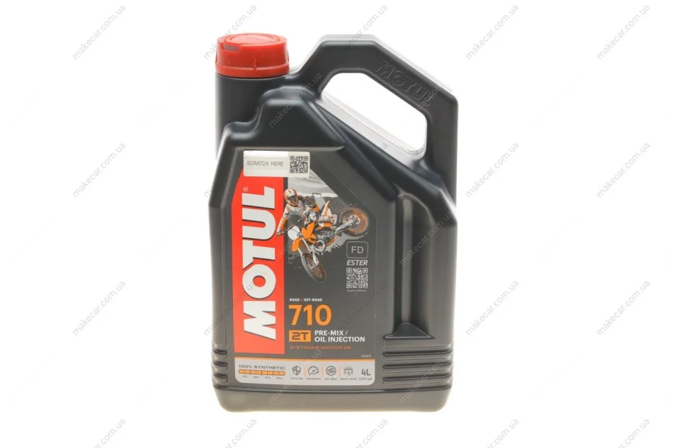 <strong>Олива 2T 710 4 L MOTUL 837341 (фото 1)</strong>