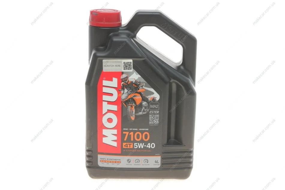 <strong>Олива 7100 4T SAE 5W40 4 L MOTUL 838041 (фото 1)</strong>