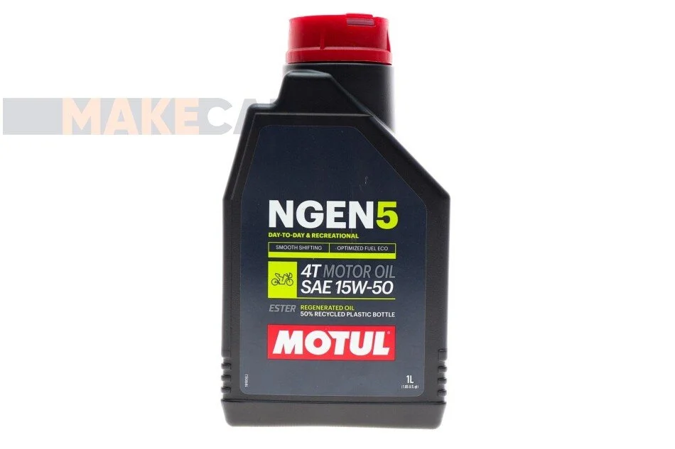 <strong>Олива для 4-х тактних двигунів синтетична естерова NGEN 5 15W50 4T 1L MOTUL 839301 (фото 1)</strong>