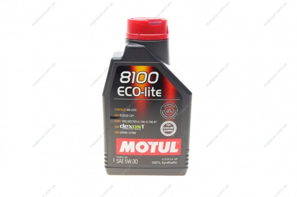 <strong>Моторна олива Motul 8100 Eco-Lite 5W-30 синтетична 1 л MOTUL 839511 (фото 1)</strong>