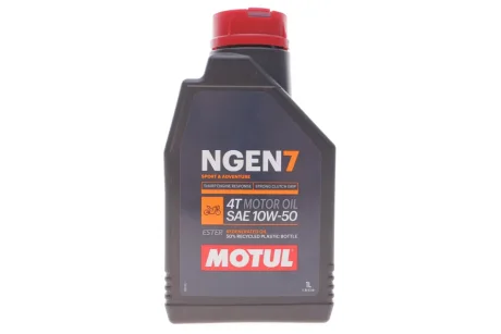 Олива для 4-х тактних двигунів синтетична естерова NGEN 7 10W50 4T 1L для Saab, Opel, Vauxhall MOTUL 839701 фото товару