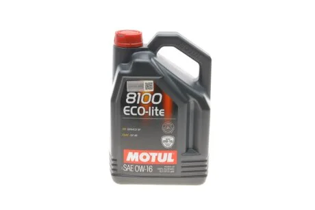 Моторна олива Eco-Lite SAE 0W-16 (5L) для MOTUL 841051 фото товара