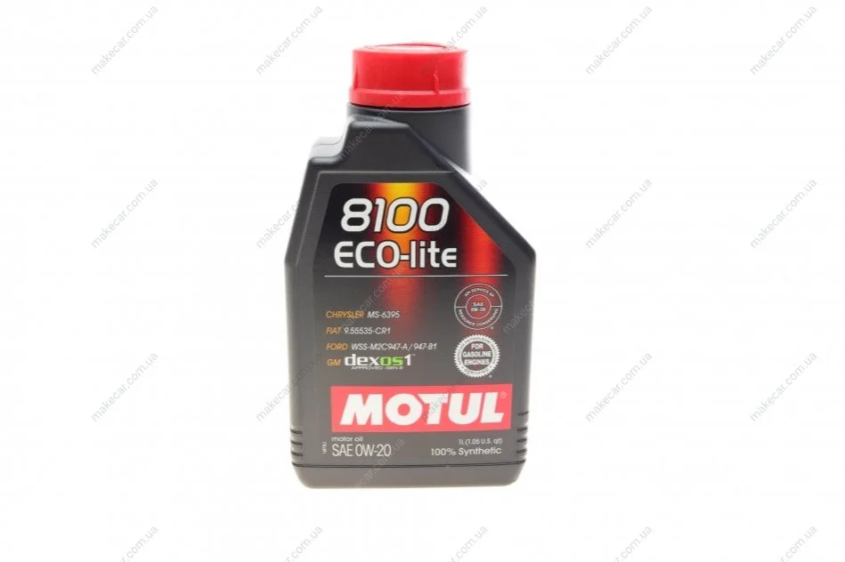 <strong>Моторна олива Motul 8100 Eco-Lite 0W-20 синтетична 1 л MOTUL 841111 (фото 1)</strong>