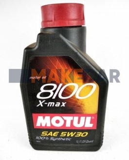 Моторна олія 8100 Eco-Lite 5W-20 синтетична 1 л MOTUL 841411 (фото 1)
